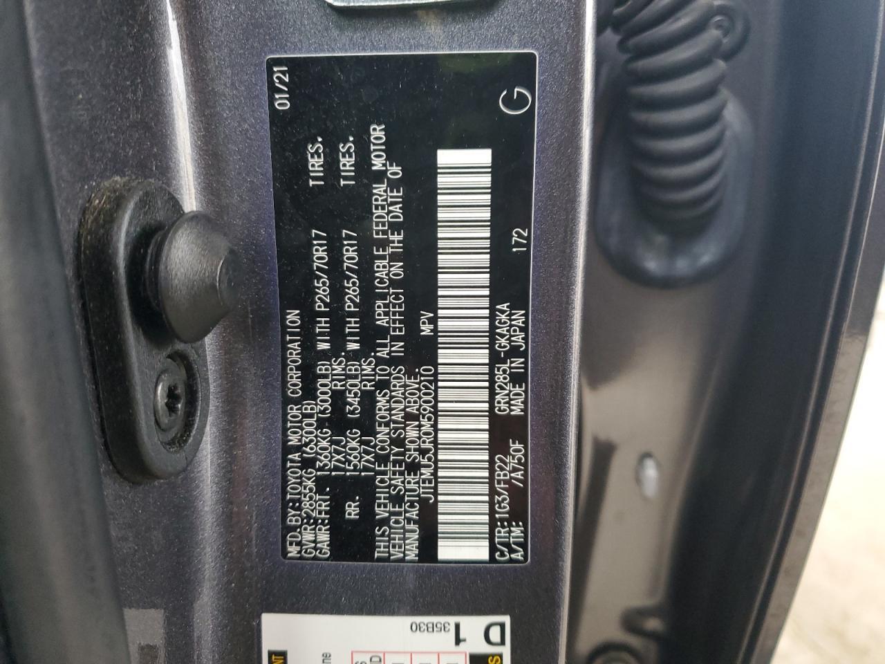 2021 TOYOTA 4Runner