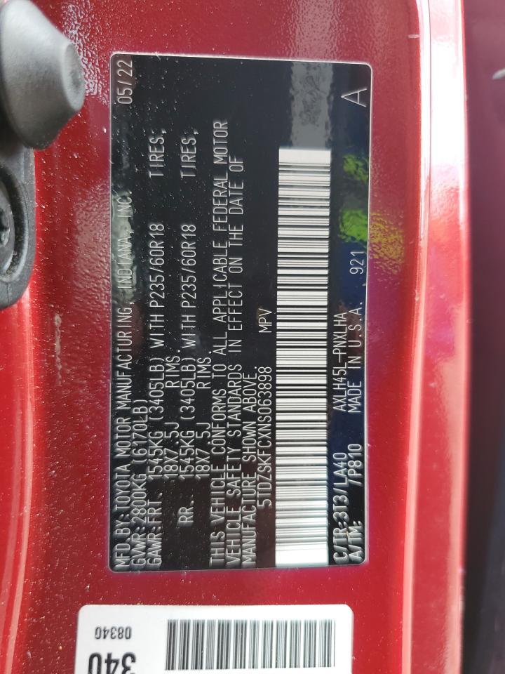 2022 TOYOTA SIENNA