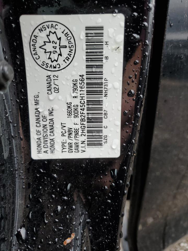 2012 HONDA CIVIC