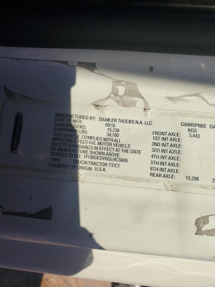 2016 FREIGHTLINER CASCADIA 125