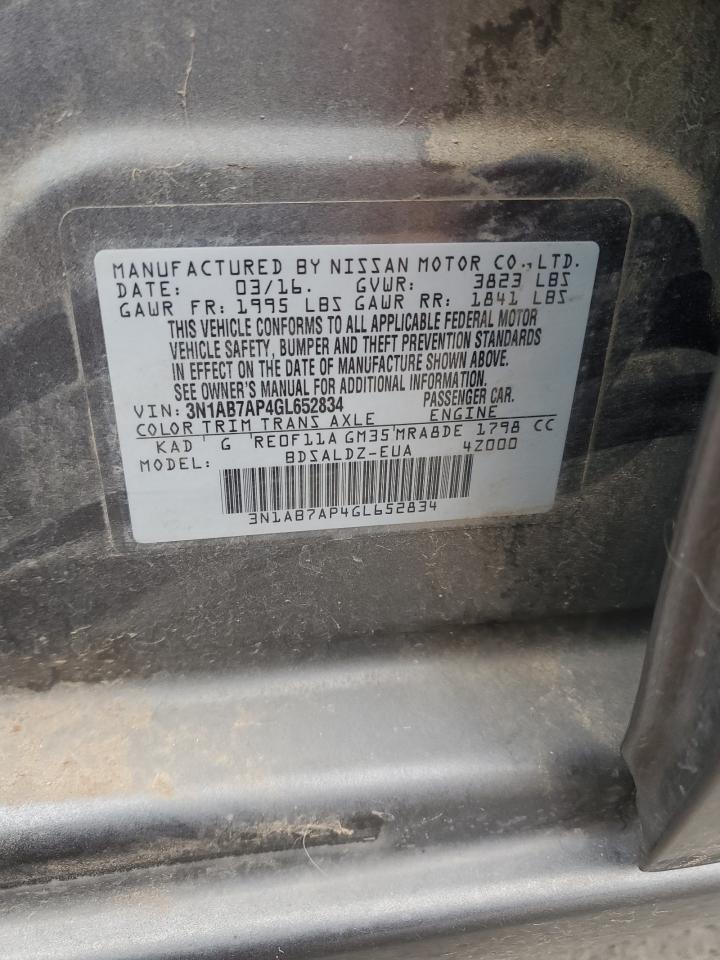 2016 NISSAN SENTRA