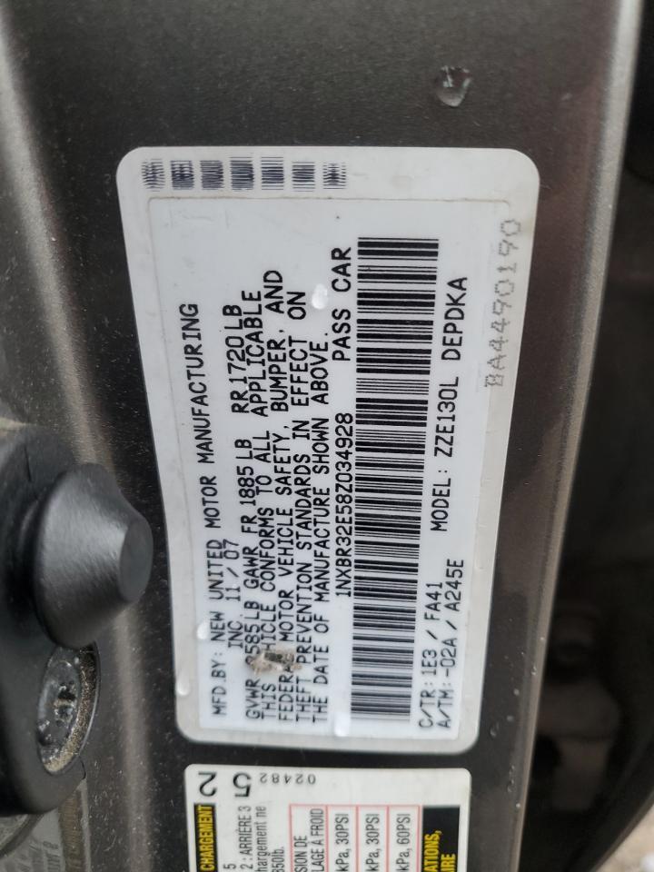 2008 TOYOTA COROLLA