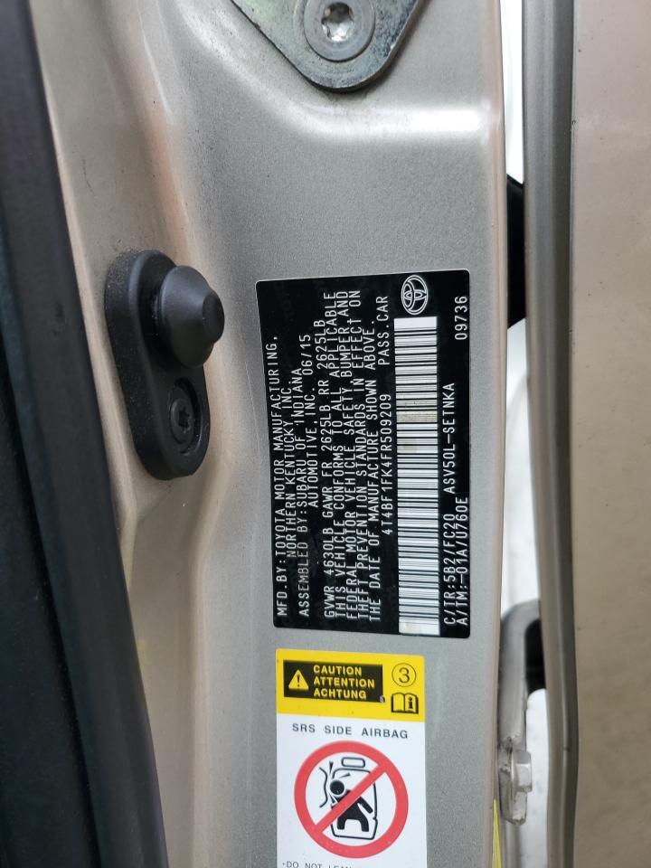2015 TOYOTA CAMRY