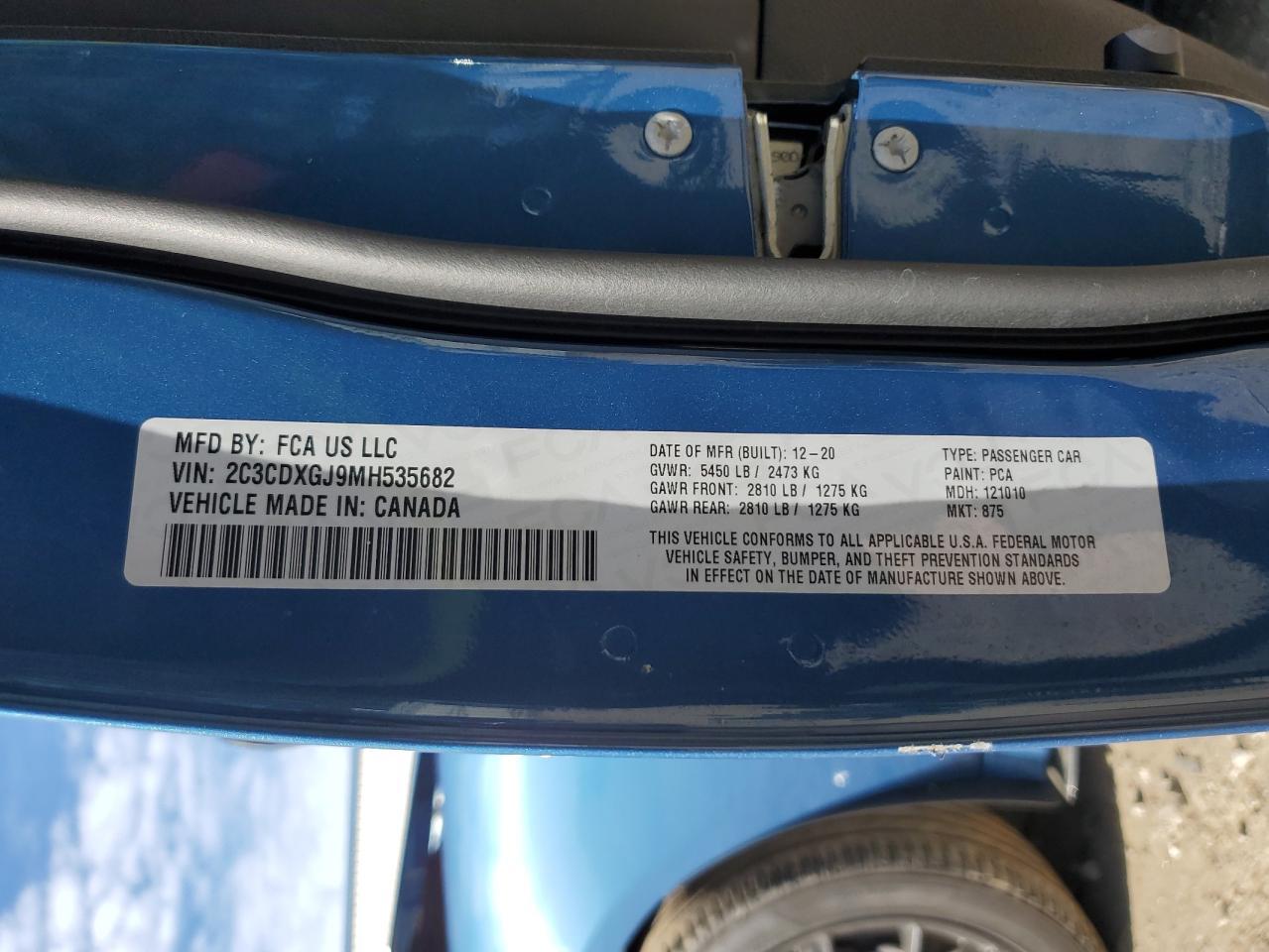 2021 DODGE CHARGER