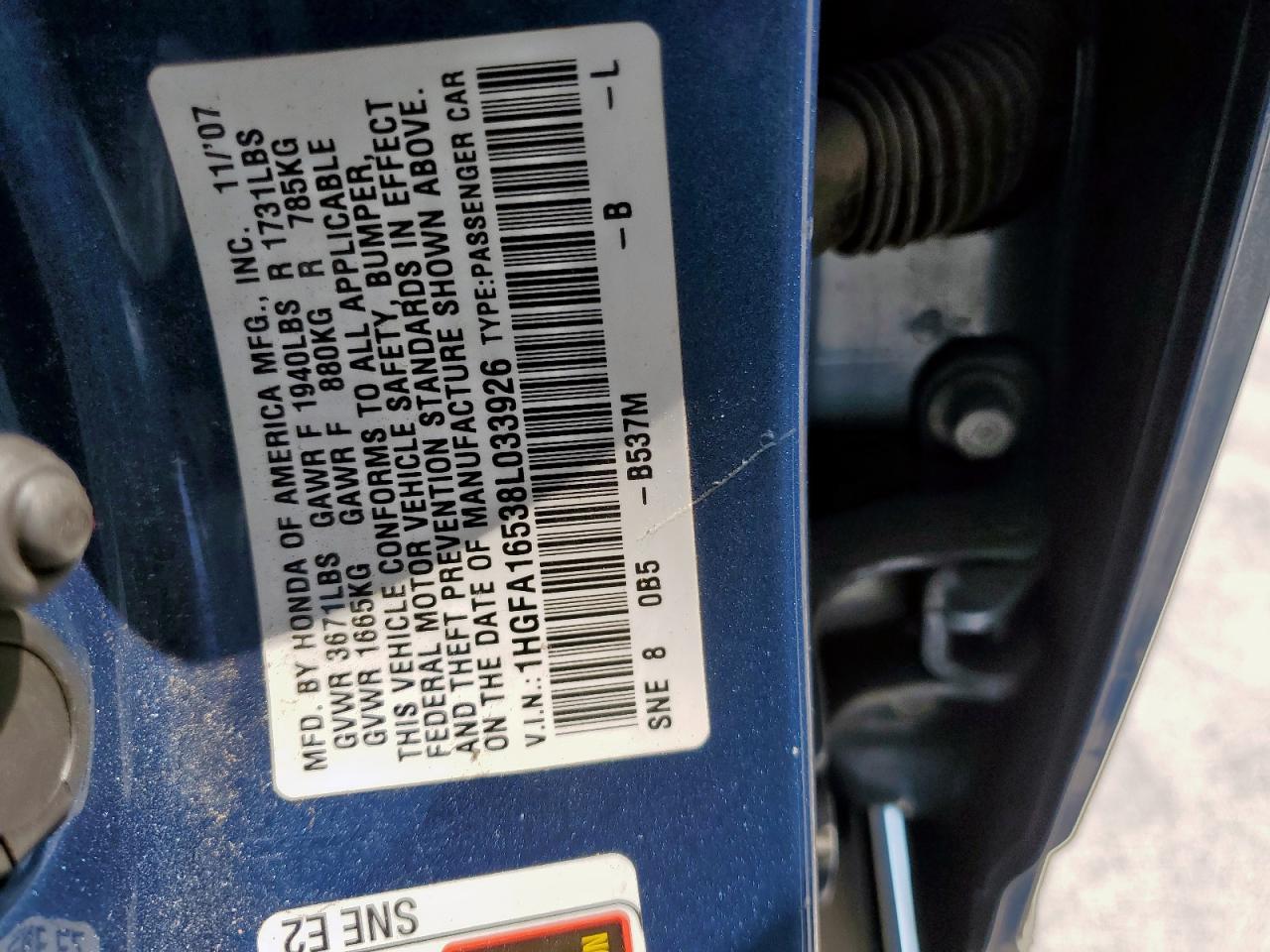 2008 HONDA CIVIC