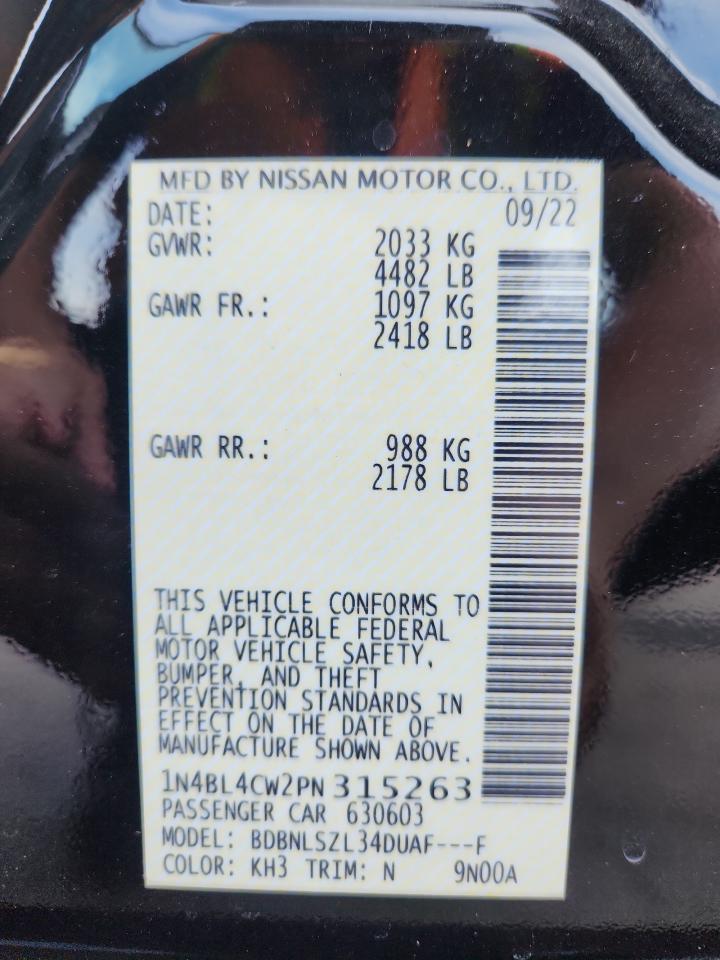 2023 NISSAN ALTIMA