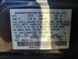 2006 NISSAN ALTIMA