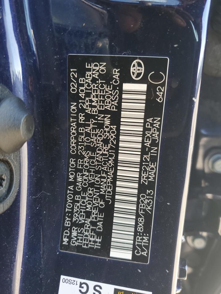 2021 TOYOTA COROLLA
