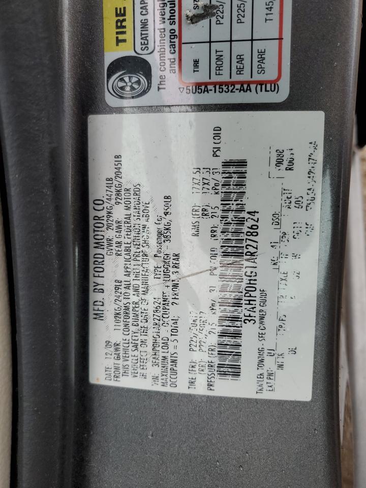2010 FORD FUSION