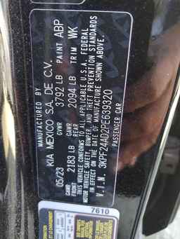 2023 KIA FORTE