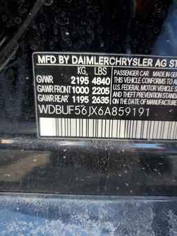 2006 MERCEDES-BENZ E-Class
