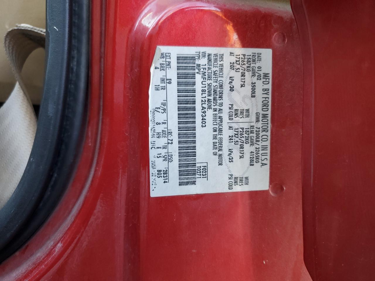 2002 FORD Expedition