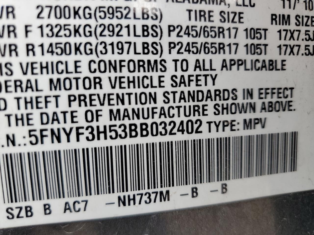 2011 HONDA PILOT
