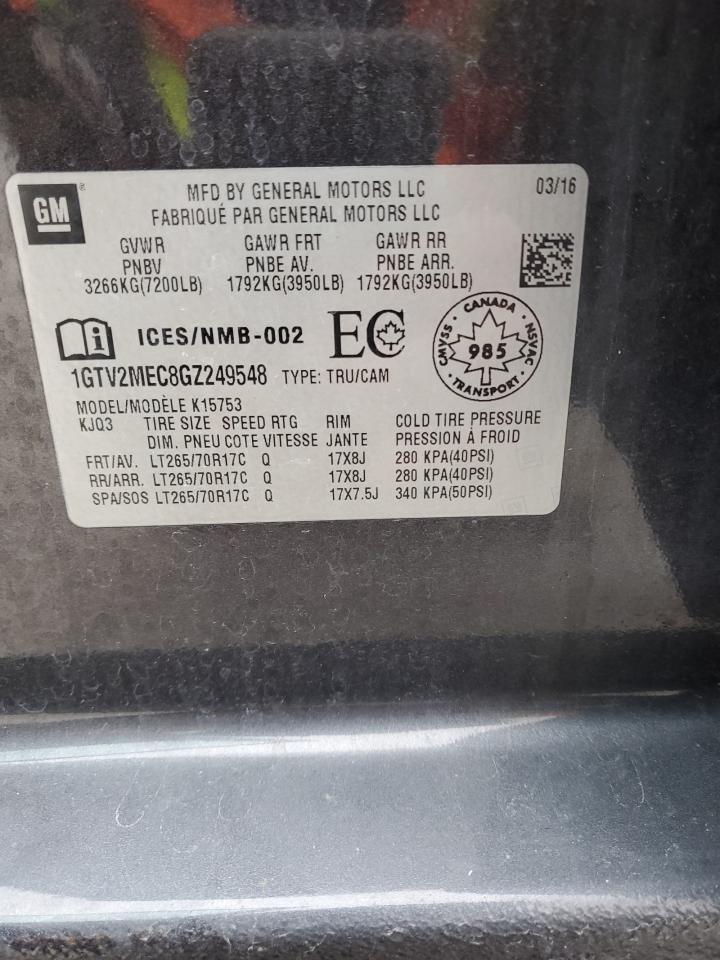2016 GMC Sierra