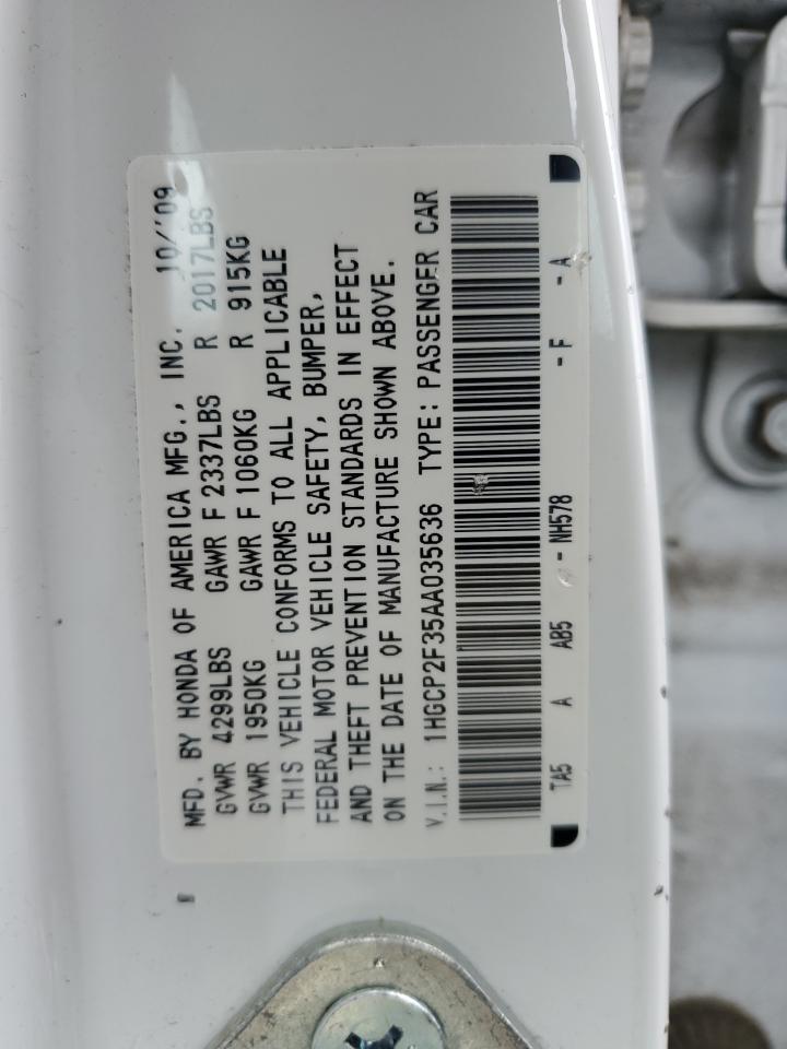 2010 HONDA ACCORD
