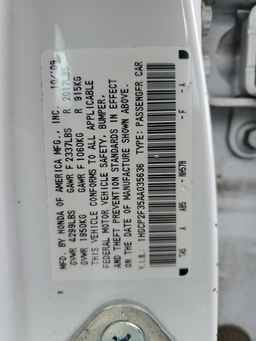 2010 HONDA ACCORD