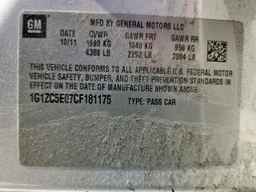 2012 CHEVROLET MALIBU