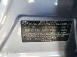 2007 HYUNDAI SONATA