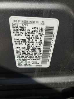 2015 NISSAN ROGUE