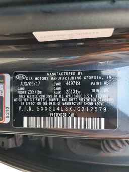 2018 KIA OPTIMA