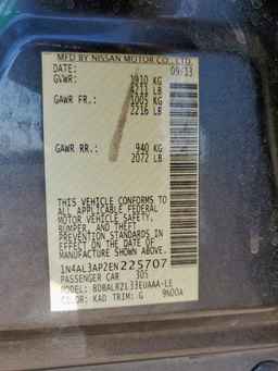 2014 NISSAN ALTIMA