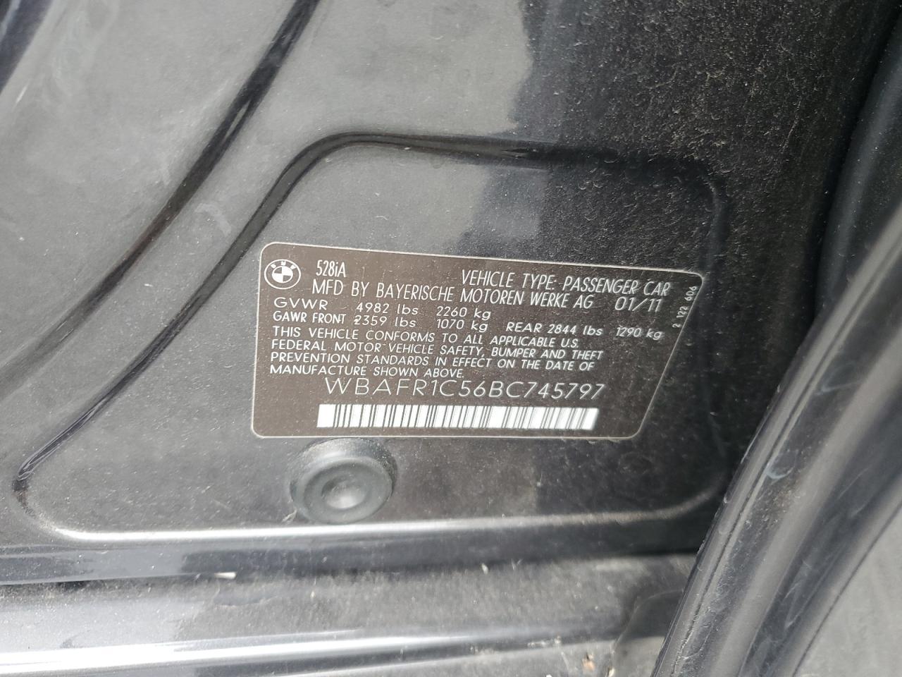 2011 BMW 5 series