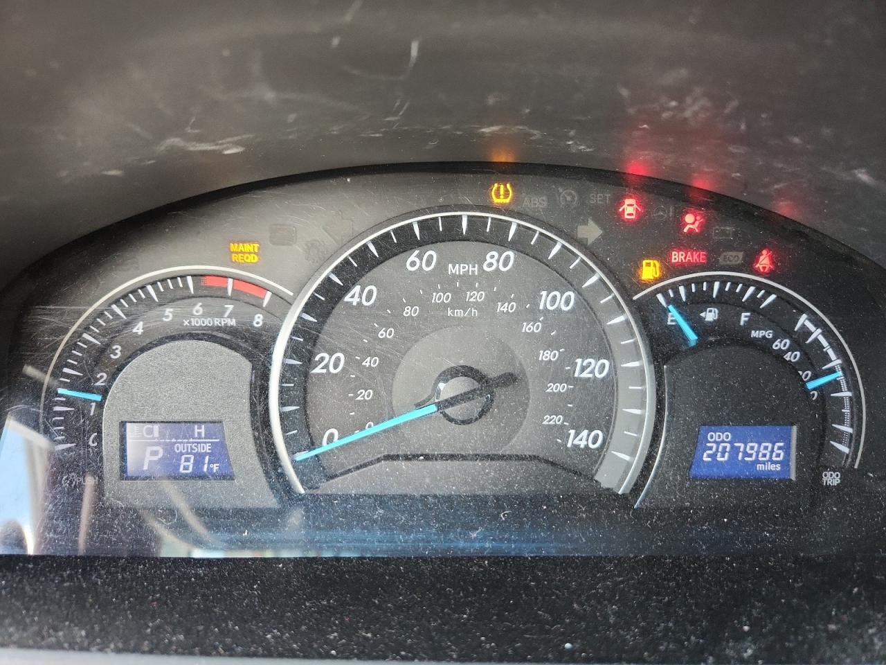 2012 TOYOTA CAMRY