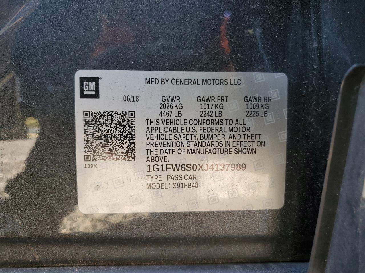 2018 CHEVROLET Bolt EV