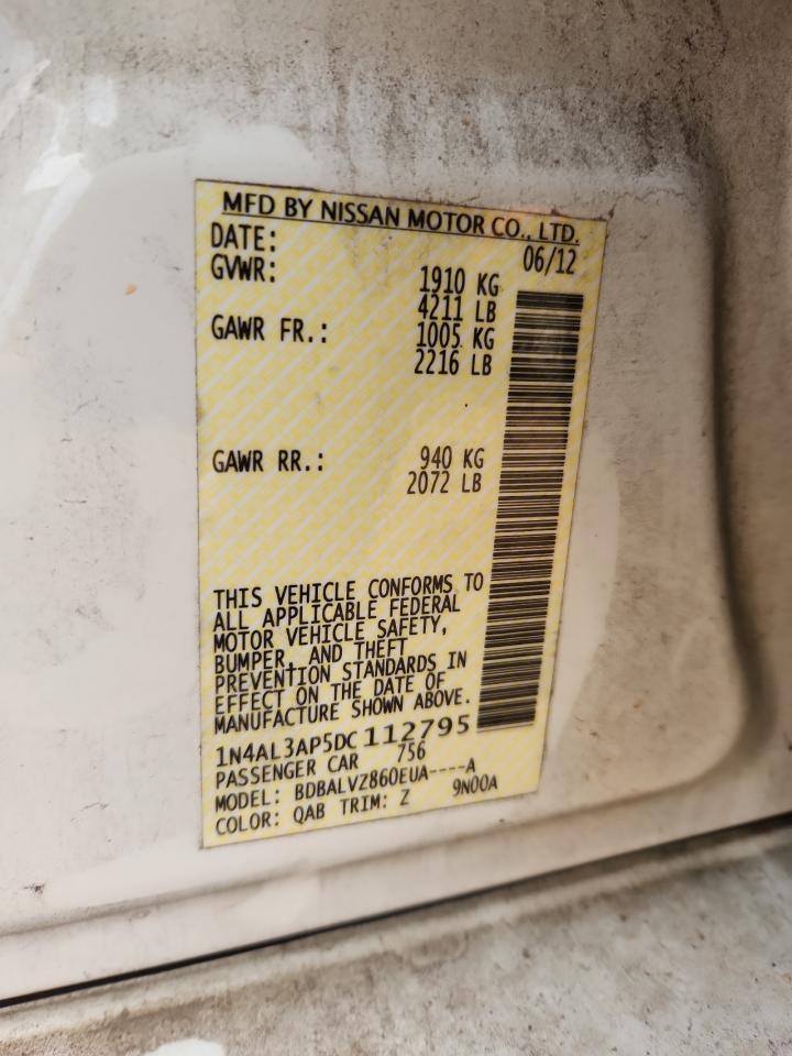 2013 NISSAN ALTIMA