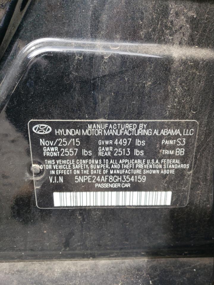 2016 HYUNDAI SONATA