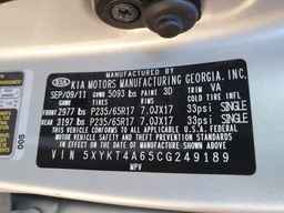 2012 KIA SORENTO
