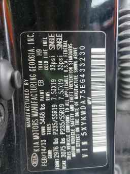 2014 KIA SORENTO