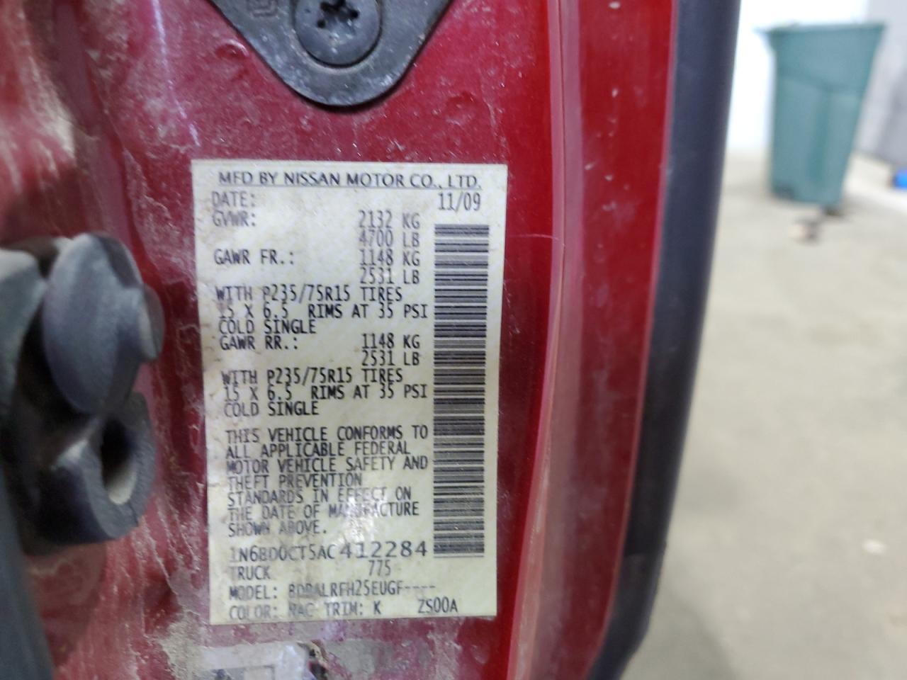 2010 NISSAN Frontier