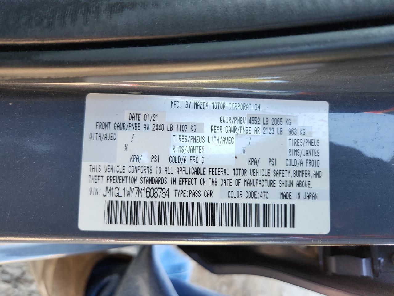2021 MAZDA 6