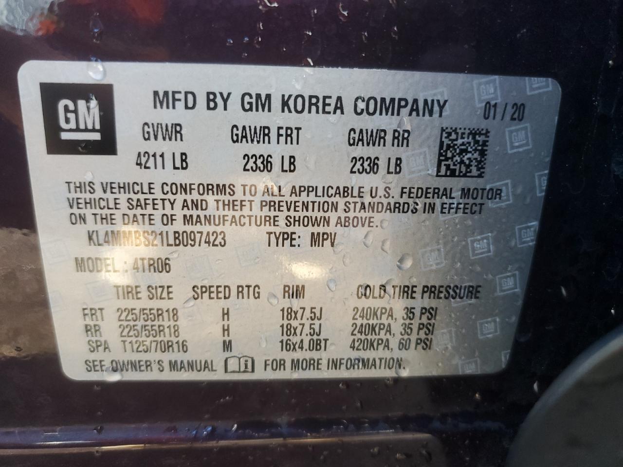 2020 BUICK Encore GX