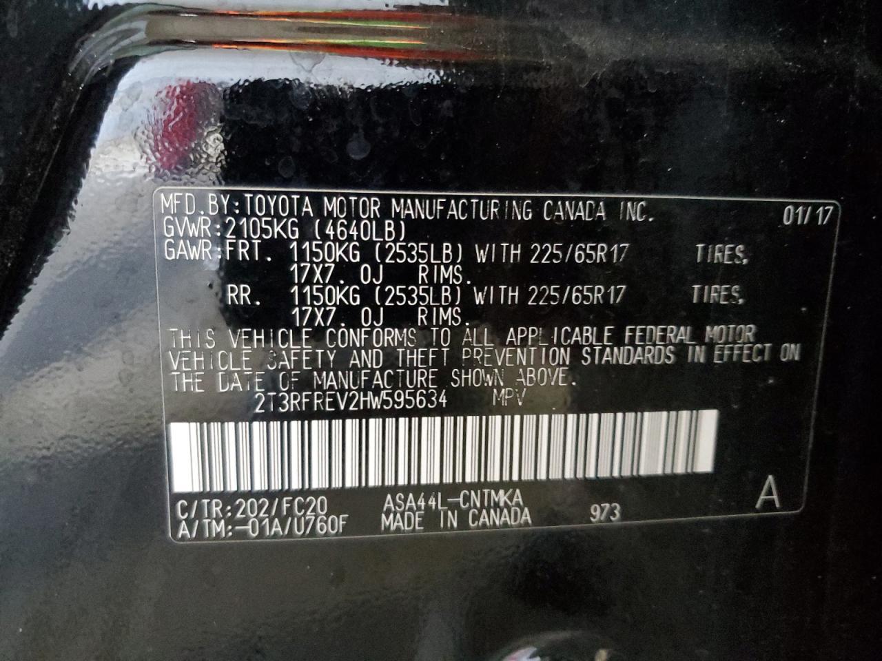 2017 TOYOTA RAV4