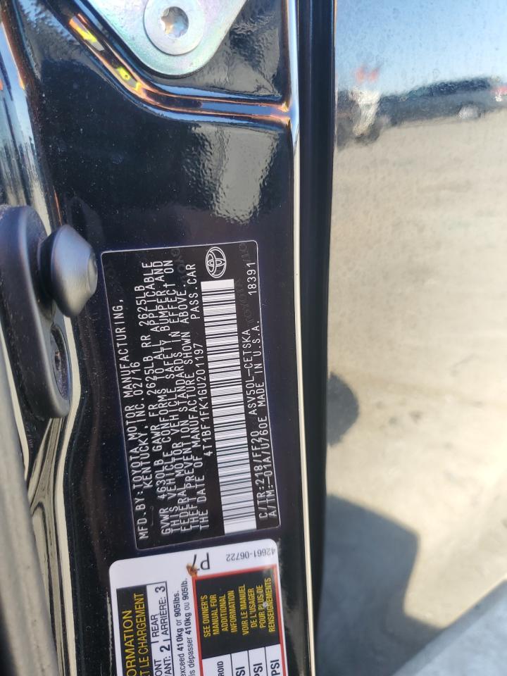 2016 TOYOTA CAMRY