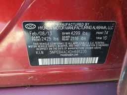 2013 HYUNDAI SONATA