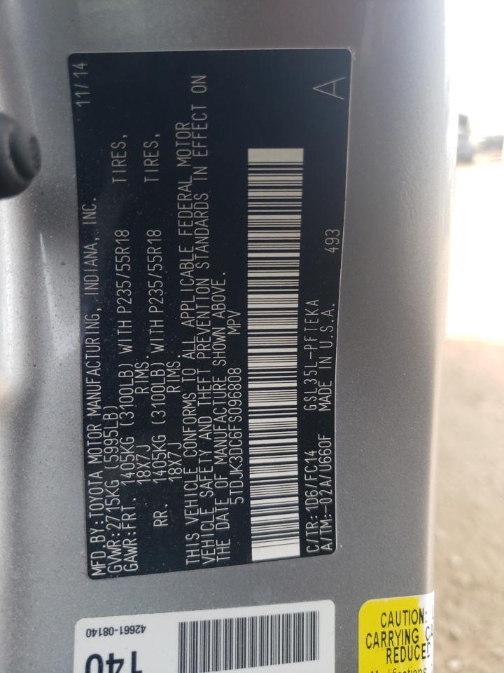 2015 TOYOTA SIENNA