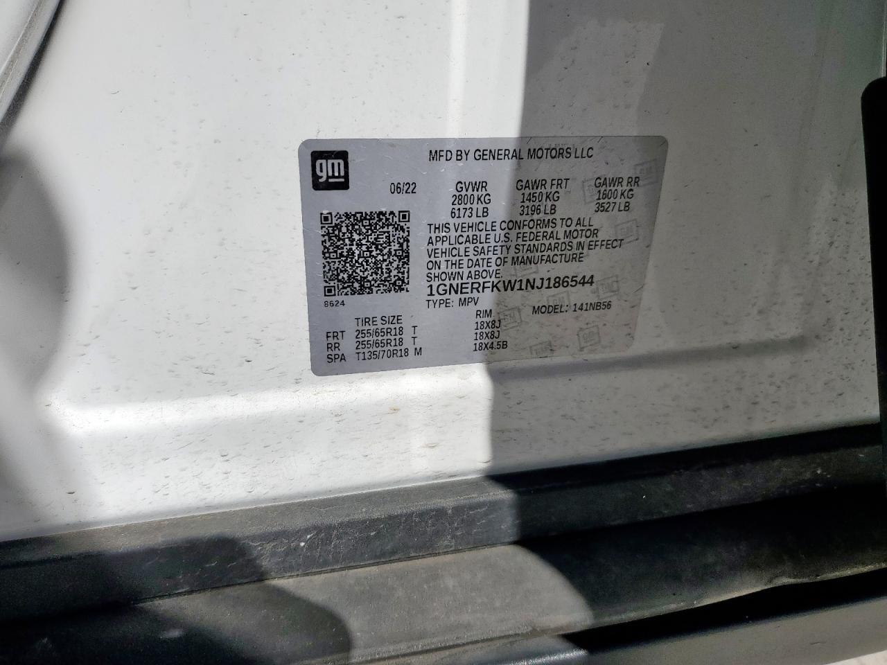 2022 CHEVROLET TRAVERSE