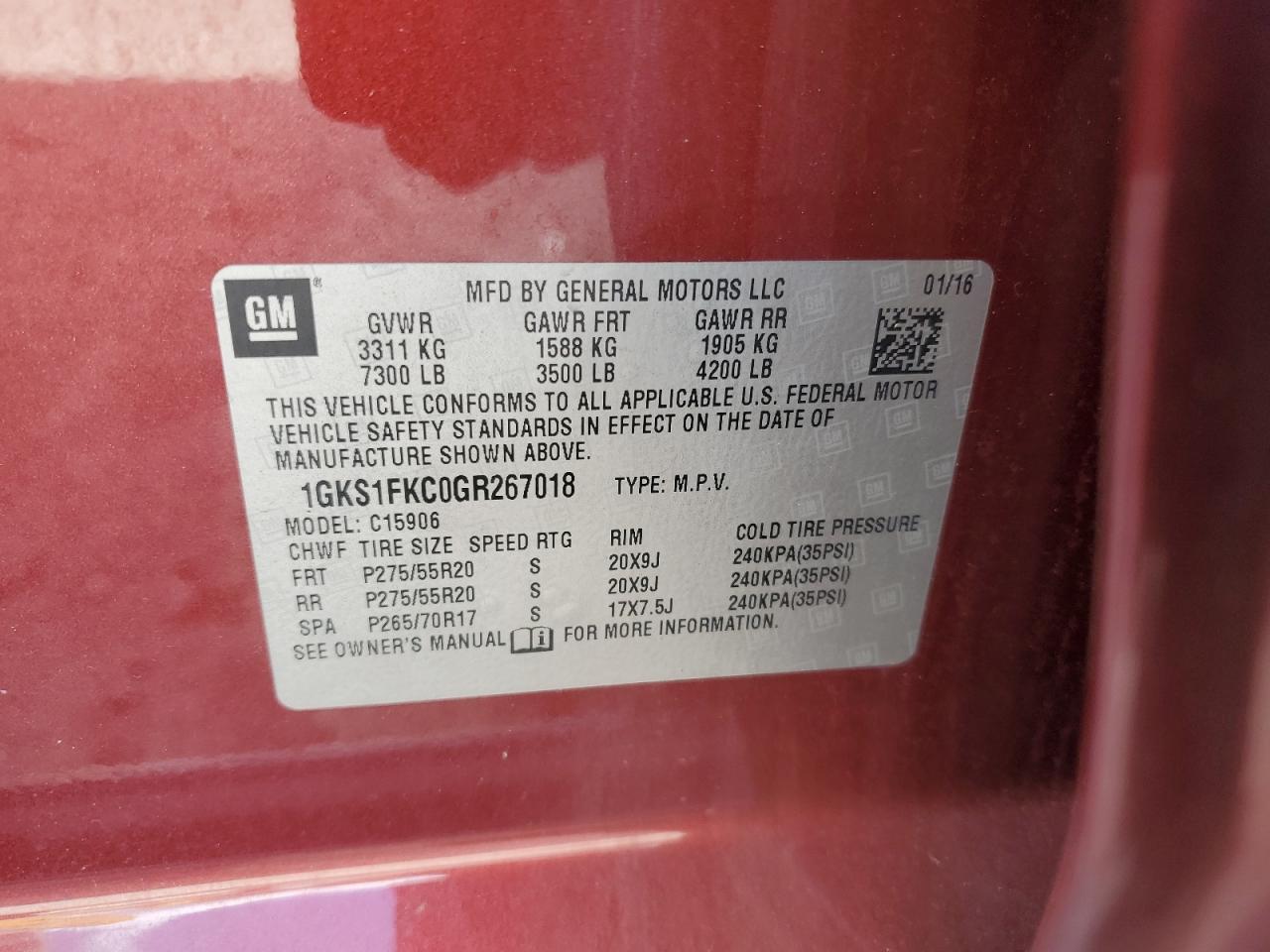 2016 GMC Yukon XL