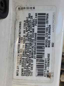 2004 TOYOTA COROLLA