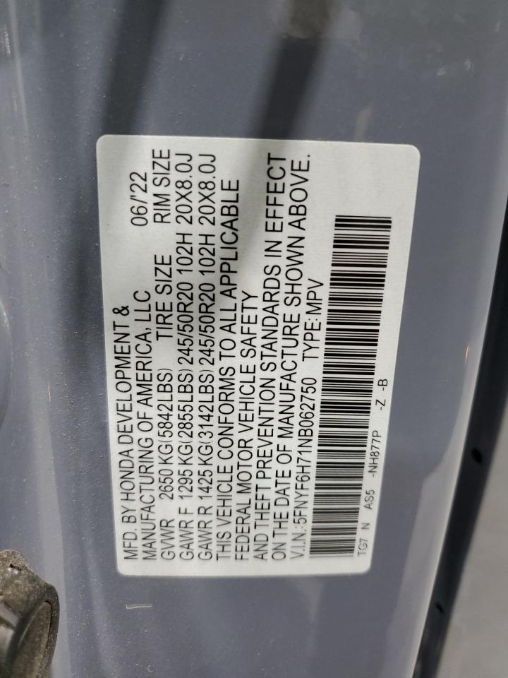 2022 HONDA PILOT