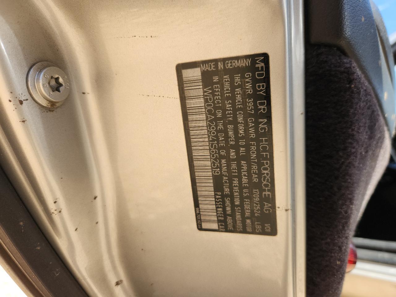 2001 PORSCHE 911