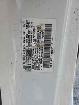 2012 HONDA ODYSSEY