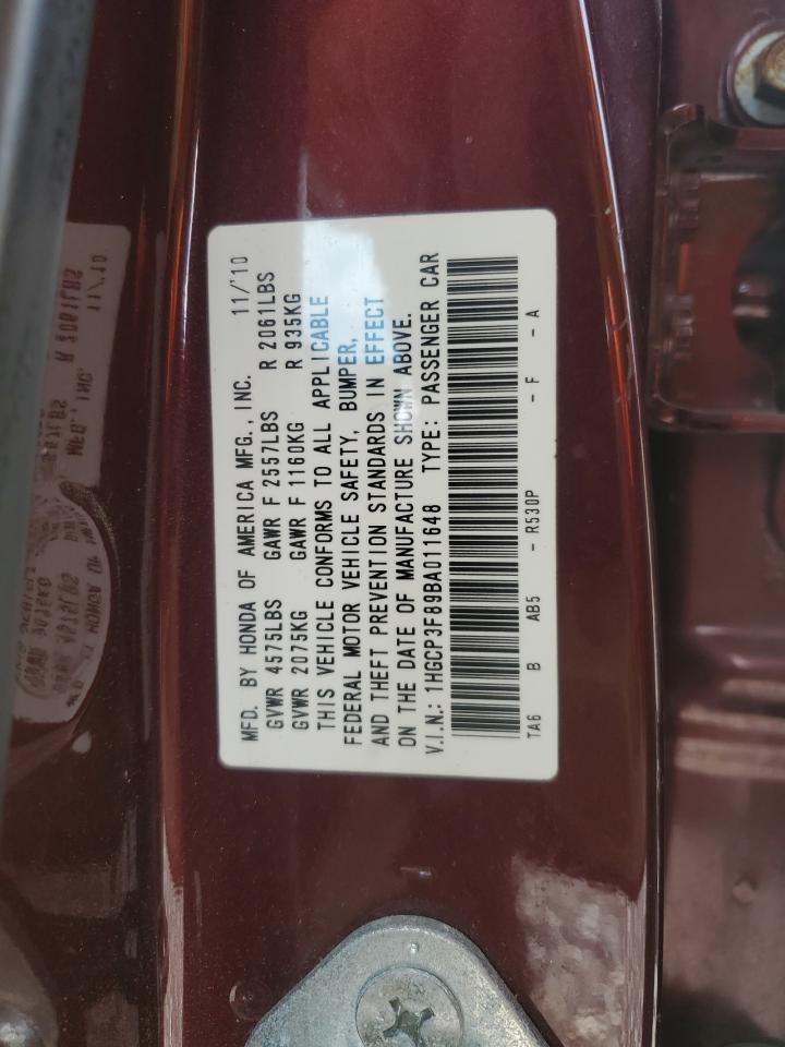 2011 HONDA ACCORD