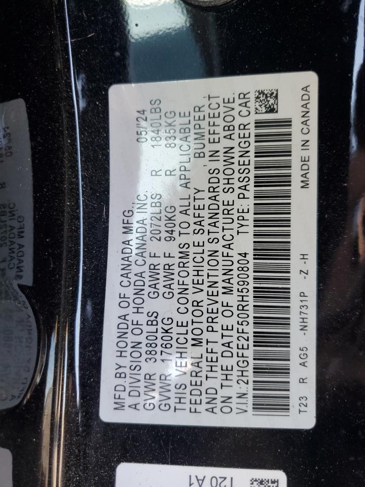 2024 HONDA CIVIC