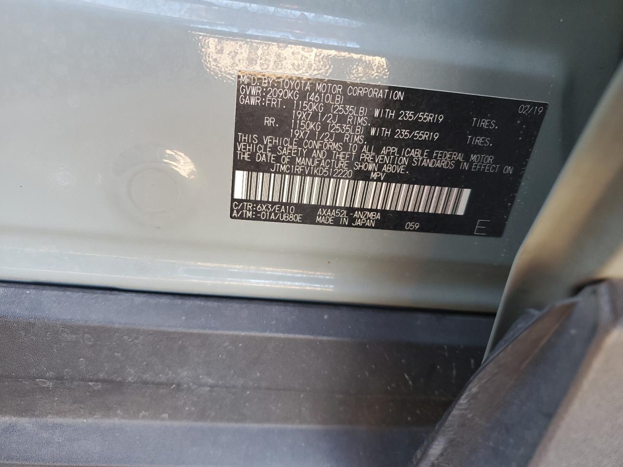 2019 TOYOTA RAV4