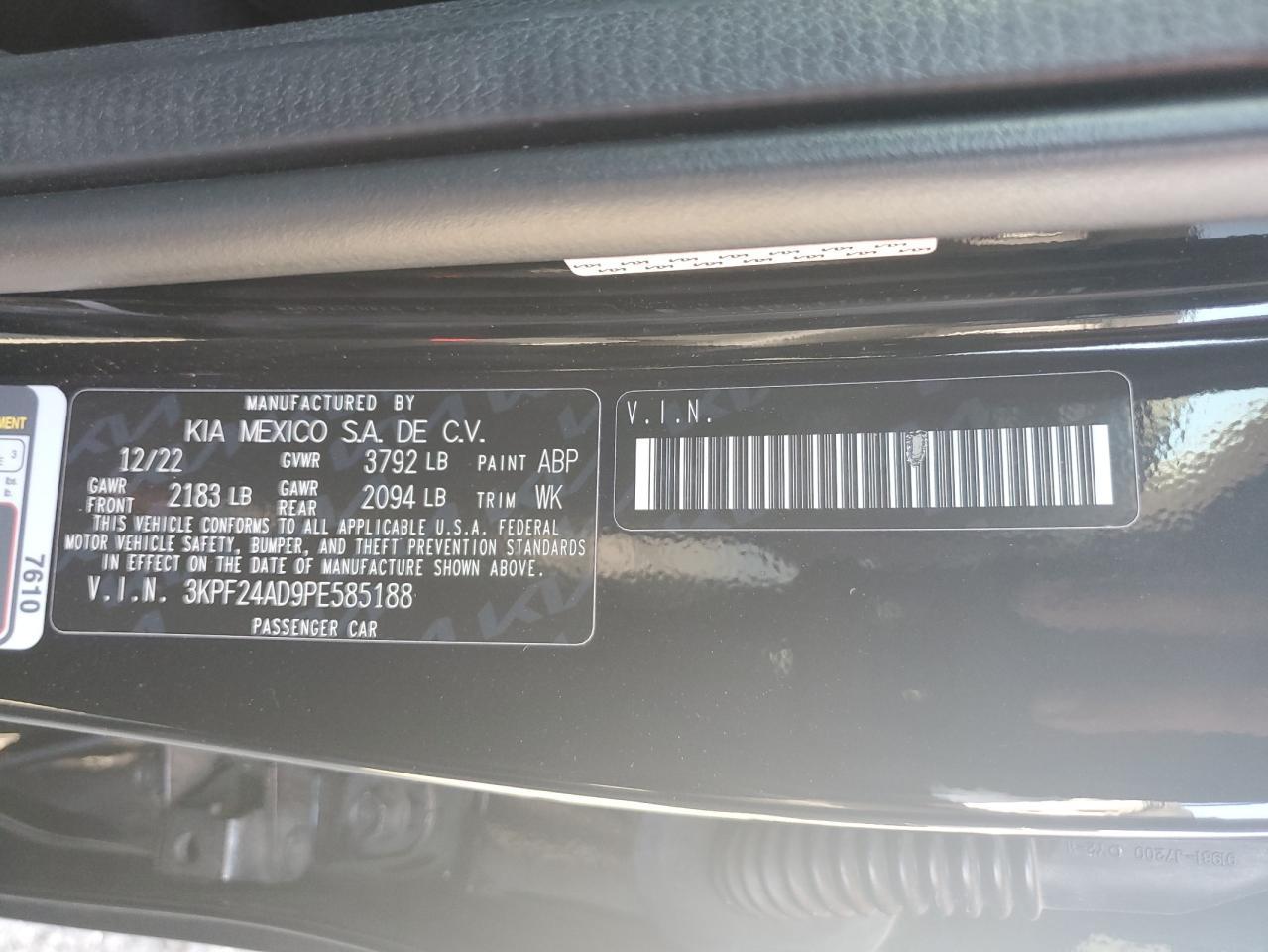 2023 KIA FORTE