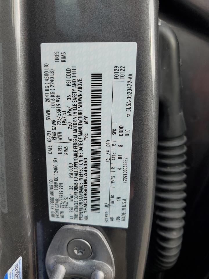 2021 FORD ESCAPE